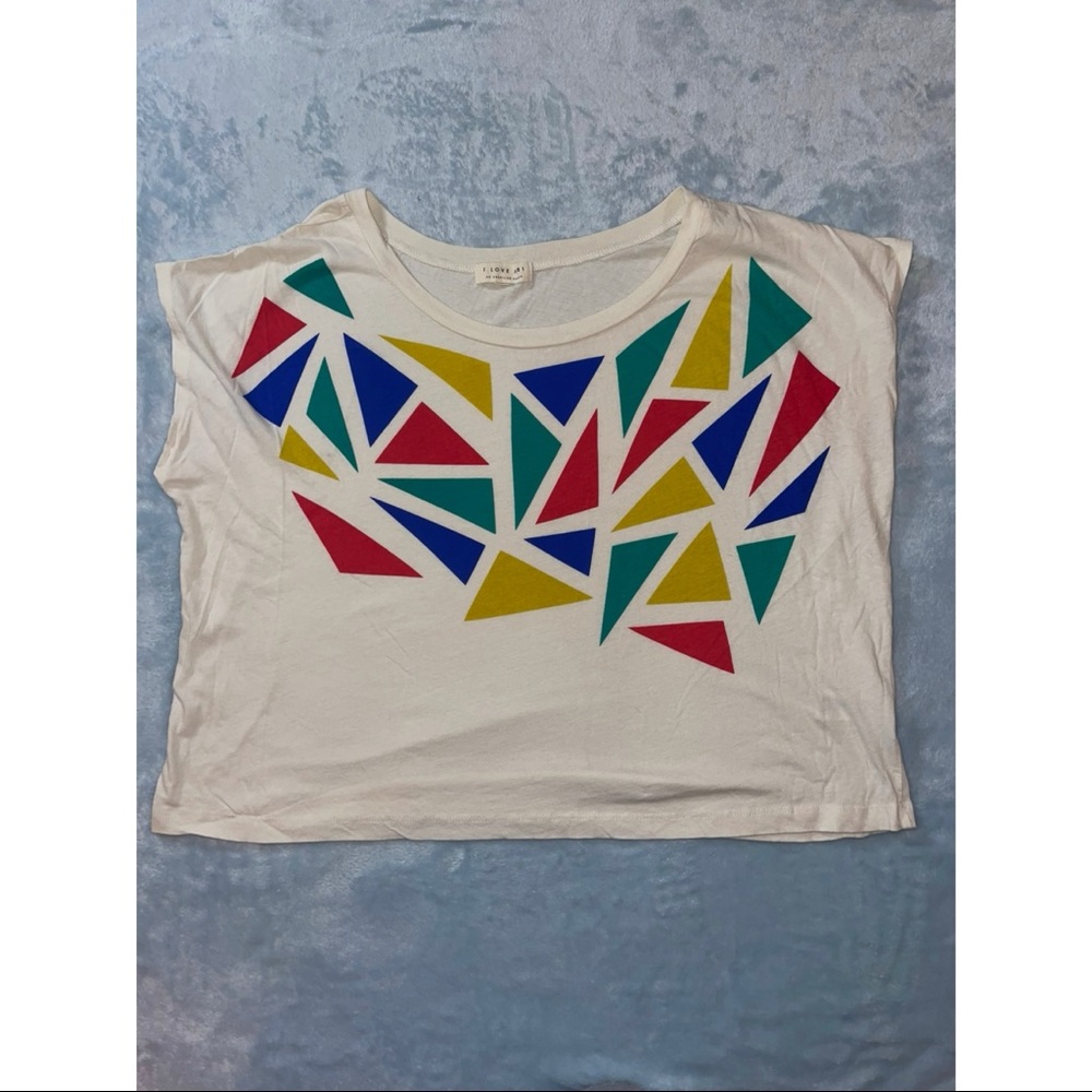 Geometric Crop Top